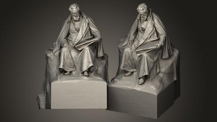Statues of famous people (STKC_0103) 3D model for CNC machine